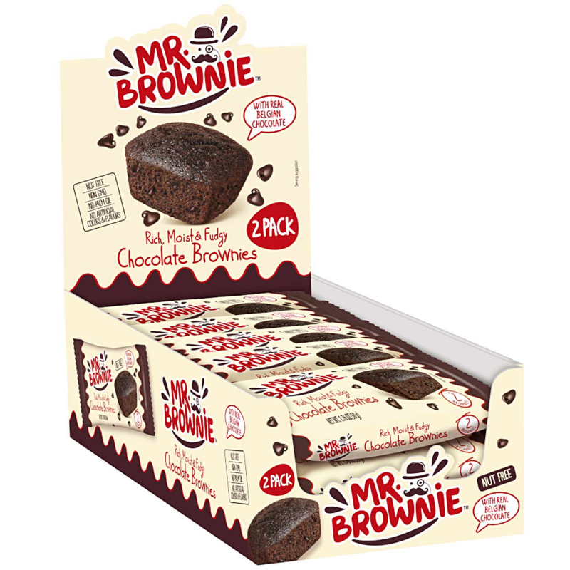  Mr. Brownie Chocolate Brownies 2x25g 