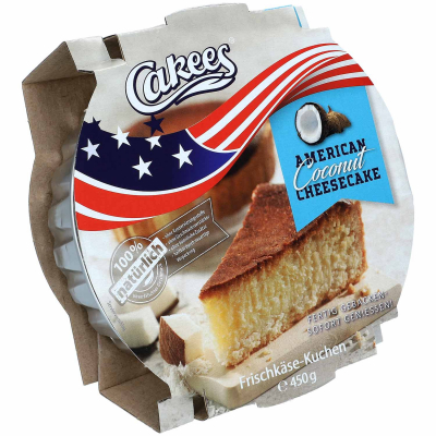  Cakees American Cheesecake Coconut 450g 