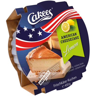  Cakees American Cheesecake Lemon 450g 