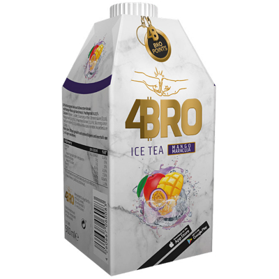  4BRO Ice Tea Mango-Maracuja 500ml 