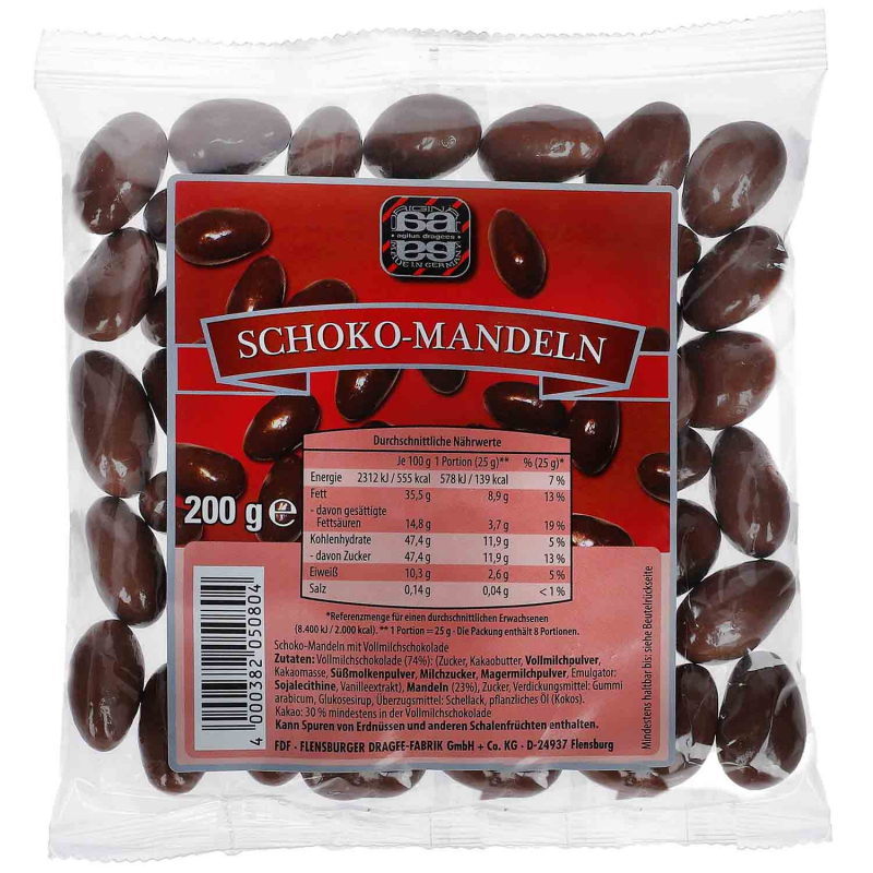  agilus dragees Schoko-Mandeln 200g 