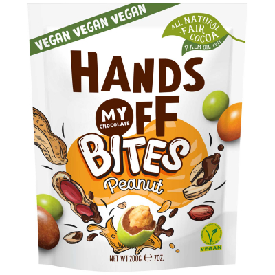  Hands Off My Chocolate Bites Peanut Vegan 200g 
