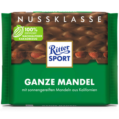  Ritter Sport Nussklasse Ganze Mandel 100g 