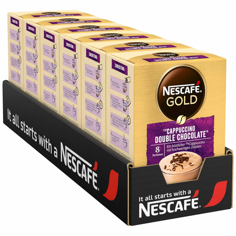  Nescafé Typ Cappuccino Double Chocolate 8er 