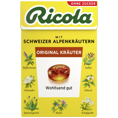  Ricola Original Kräuter ohne Zucker 50g 