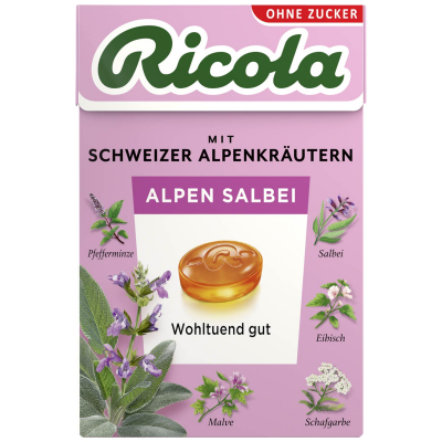  Ricola Alpen Salbei ohne Zucker 50g 