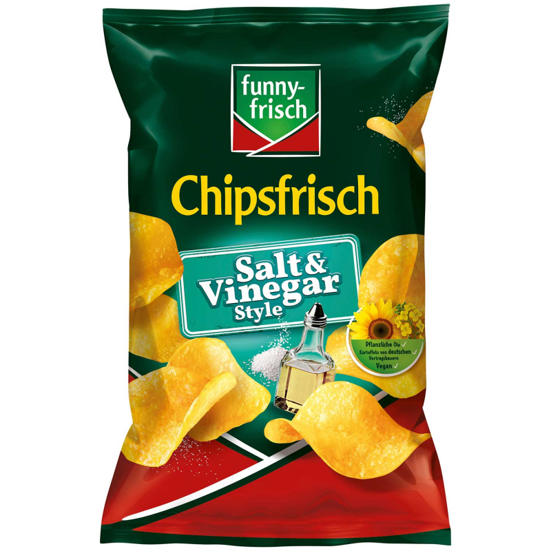  funny-frisch Chipsfrisch Salt & Vinegar 150g 