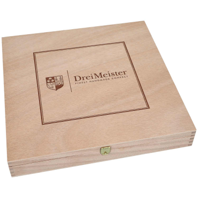  DreiMeister Riesen Holzkiste mit Druck 'Dreimeister' 1kg 