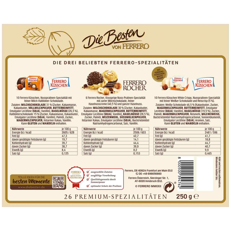 Die Besten von Ferrero Nuss-Edition 26er 