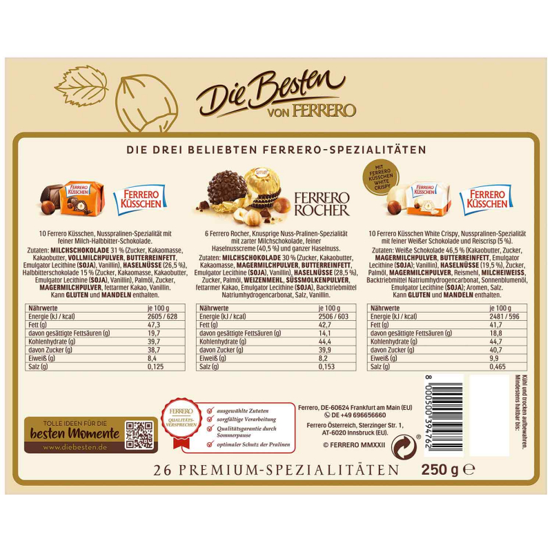  Die Besten von Ferrero Nussige 26er (MHD 11.05.2025) 