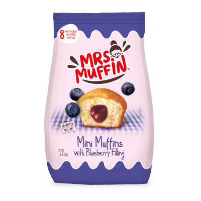  Mrs. Muffin Mini Muffins with Blueberry Filling 200g 