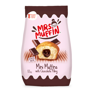  Mrs. Muffin Mini Muffins Chocolate Filling 200g 