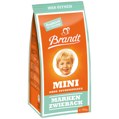  Brandt Mini ohne Zuckerzusatz 90g 