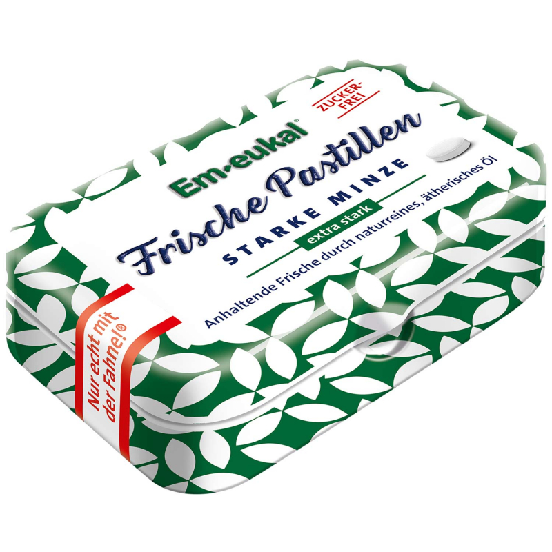  Em-eukal Frische Pastillen Starke Minze zuckerfrei 20g 