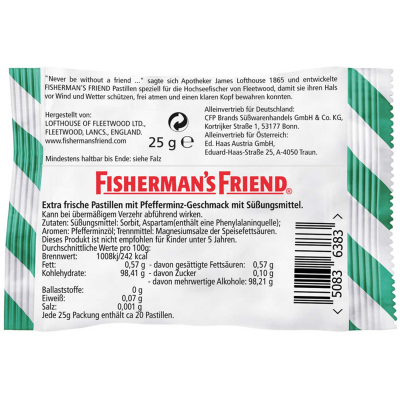  Fisherman's Friend Mint ohne Zucker 24x25g 