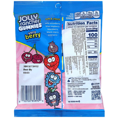  Jolly Rancher Gummies Verry Berry 141g 