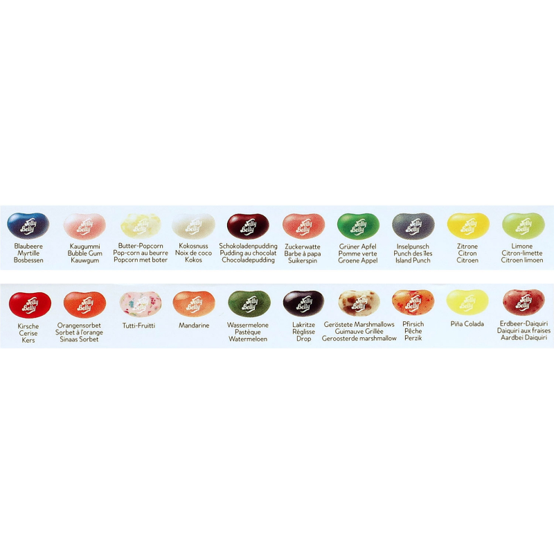  Jelly Belly 20 Sorten Mix Flip Top Box 100g 