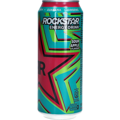  Rockstar Energy Drink Sour Apple 500ml 