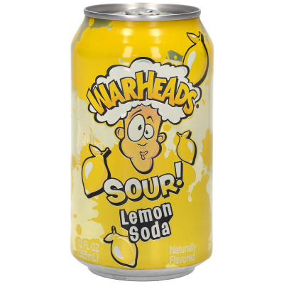  Warheads Sour! Lemon Soda 355ml 