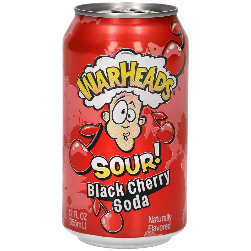  Warheads Sour! Black Cherry Soda 330ml 