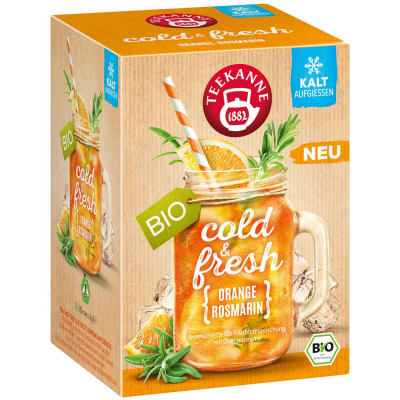  Teekanne cold & fresh Orange-Rosmarin Bio 15er 