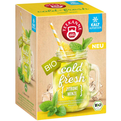  Teekanne cold & fresh Zitrone-Minze Bio 15er 