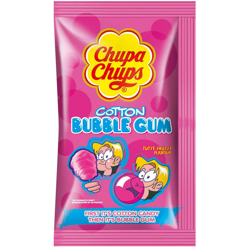  Chupa Chups Cotton Bubble Gum Tutti Frutti 14er 