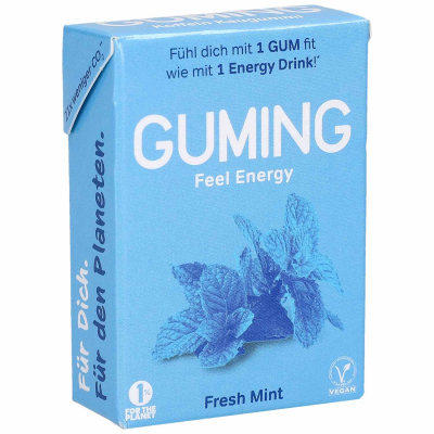  GUMING Feel Energy Kaugummi Fresh Mint 10er 