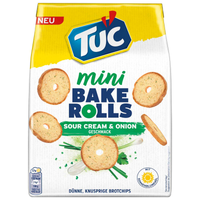  TUC Bake Rolls Mini Sour Cream & Onion 150g 