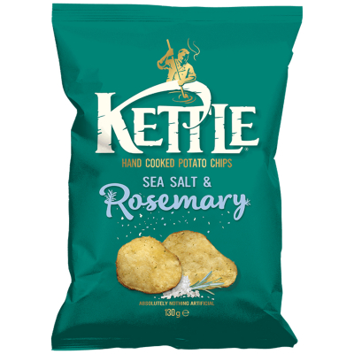  Kettle Chips Sea Salt & Rosemary 130g 