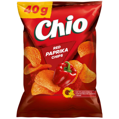  Chio Red Paprika Chips 12x40g 