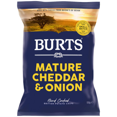  Burts Mature Cheddar & Onion 150g 