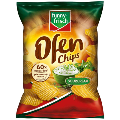  funny-frisch Ofen Chips Sour Cream 125g 