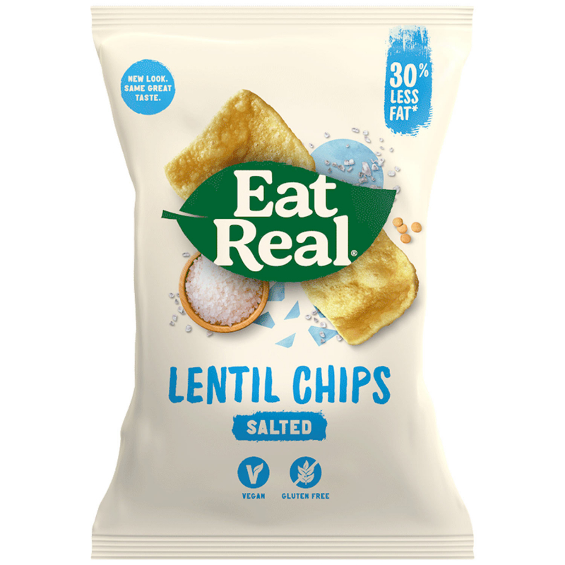  Eat Real Snacks Linsen-Chips Gesalzen 113g 