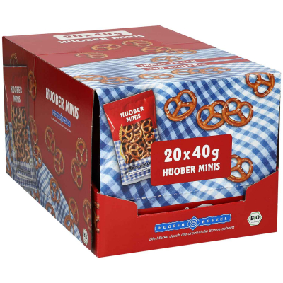 Huober Brezel Minis Bio 20x40g 