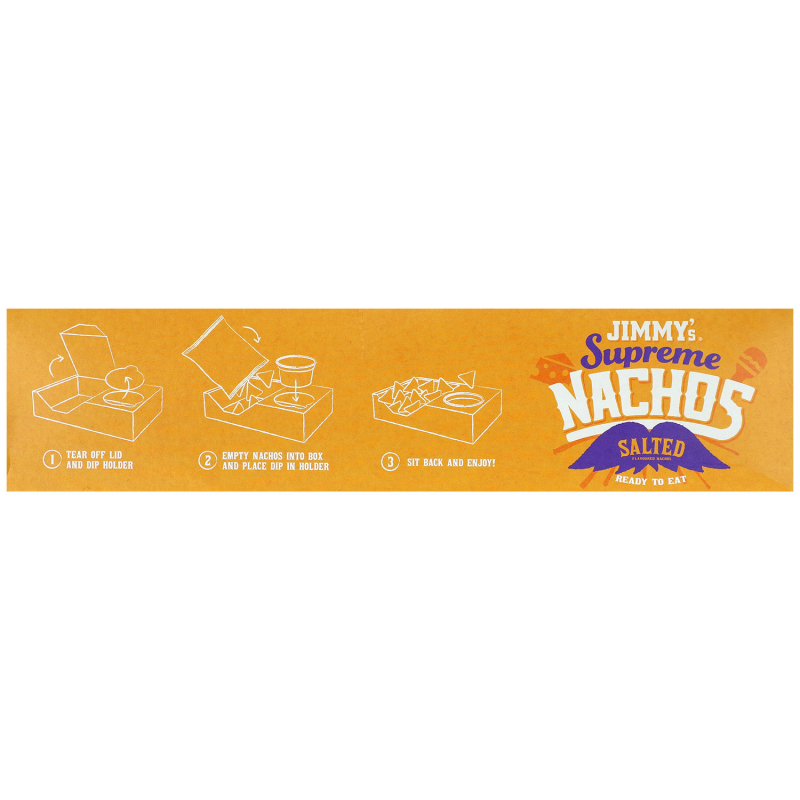  Jimmy's Supreme Nachos To Go Salted with Cheese Sauce Dip 200g 