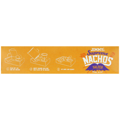  Jimmy's Supreme Nachos To Go Salted with Cheese Sauce Dip 200g 