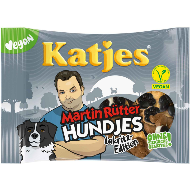 Katjes Martin Rütter Hundjes Lakritz 175g 
