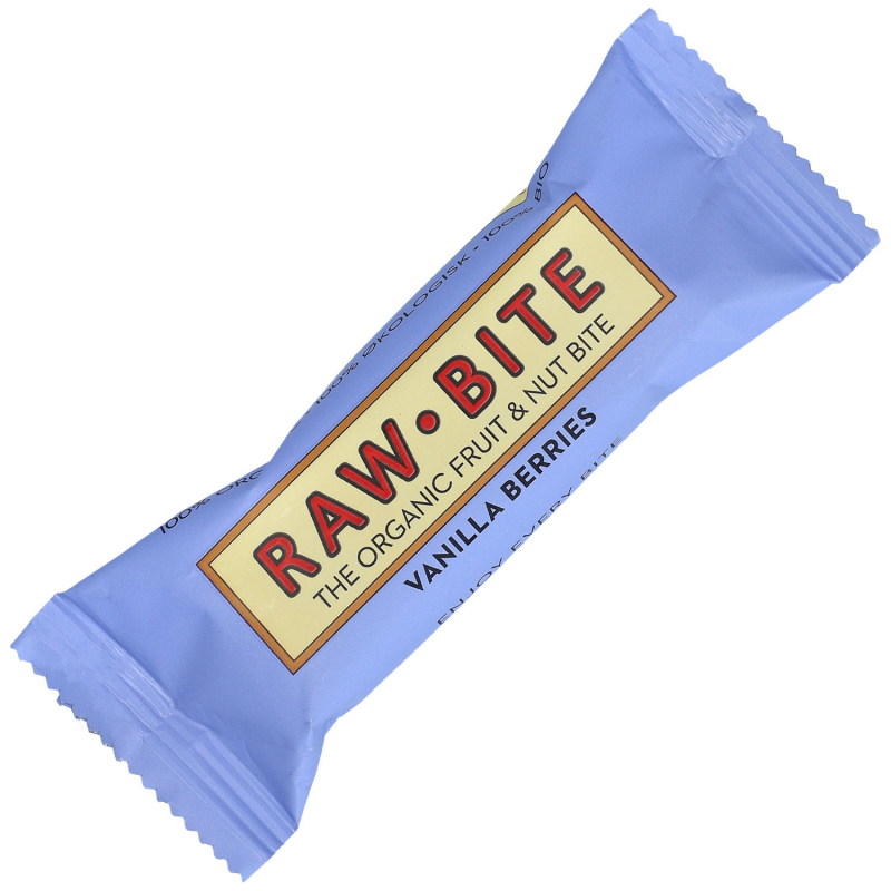 RAWBITE The Organic Fruit & Nut Bite Vanilla Berries 50g 