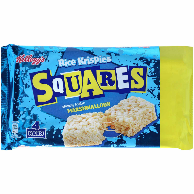  Kellogg's Rice Krispies Squares Marshmallow! 4x28g 