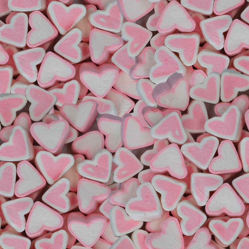  Mellow Mellow Pink Hearts 500g 