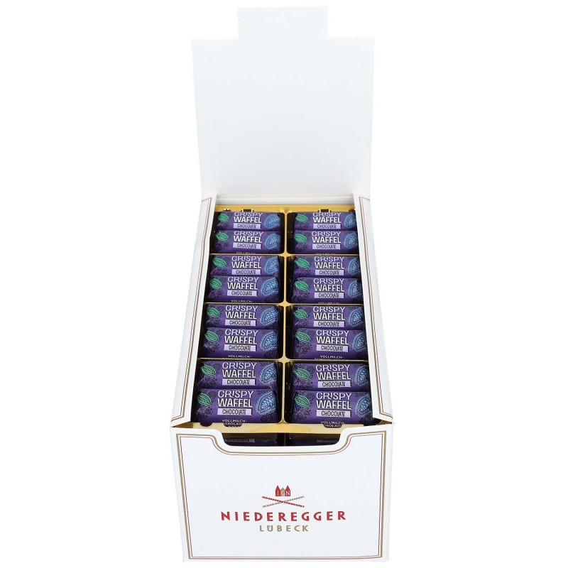  Niederegger Chocolate Klassiker Crispy Waffel 80x12,5g 