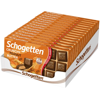  Schogetten Crunchy Peanut Butter Sorte des Jahres 100g 