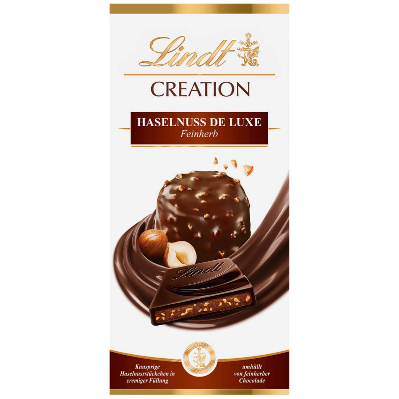  Lindt Creation Haselnuss de Luxe Feinherb Tafel 150g 