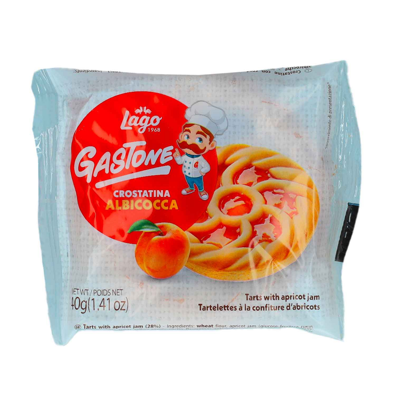  Lago Gastone Crostatine Albicocca 6x40g 