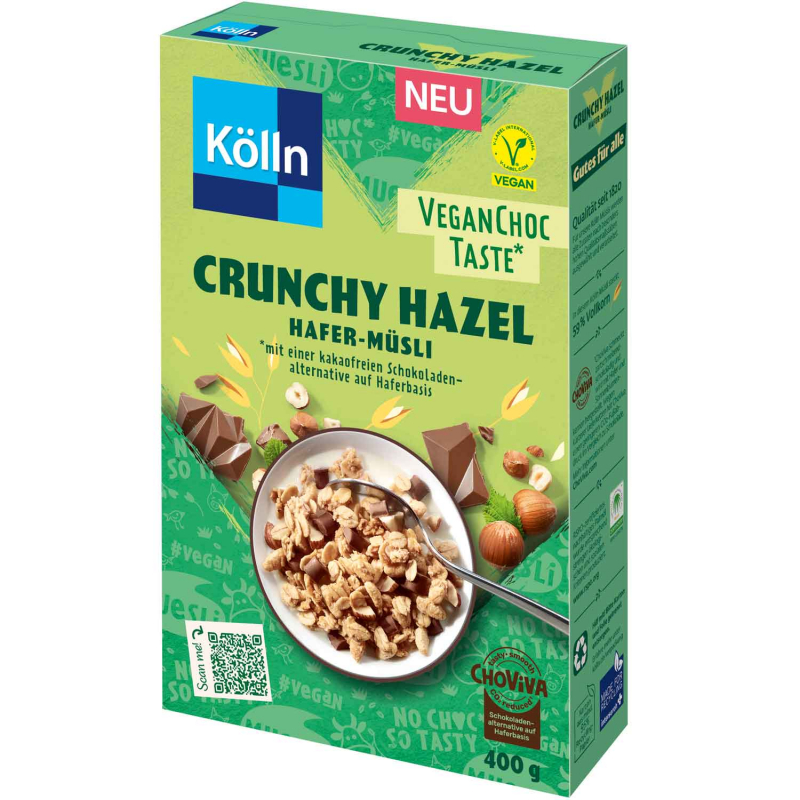  Kölln Hafer-Müsli Crunchy Hazel VeganChoc Taste 400g 