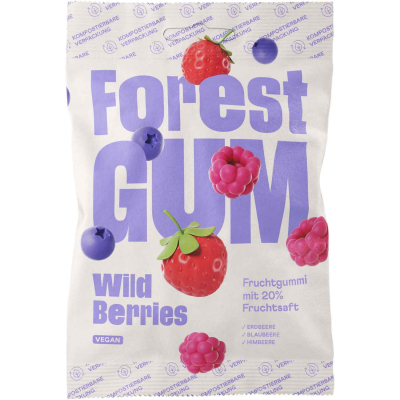  Forest Gum Kaugummi Wild Berries 100g 