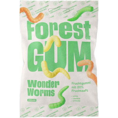  Forest Gum Kaugummi Wonder Worms 100g 
