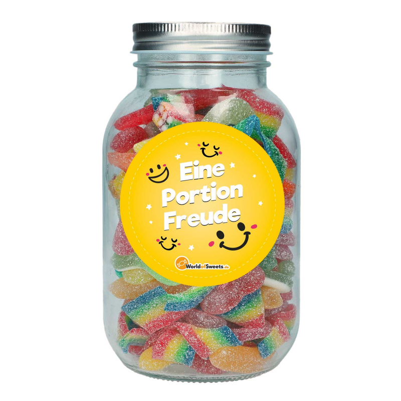  Saurer Mix 'Eine Portion Freude' im Glas 500g 