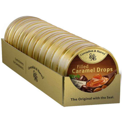  Cavendish & Harvey Filled Caramel Drops with Arabica Coffee 130g 